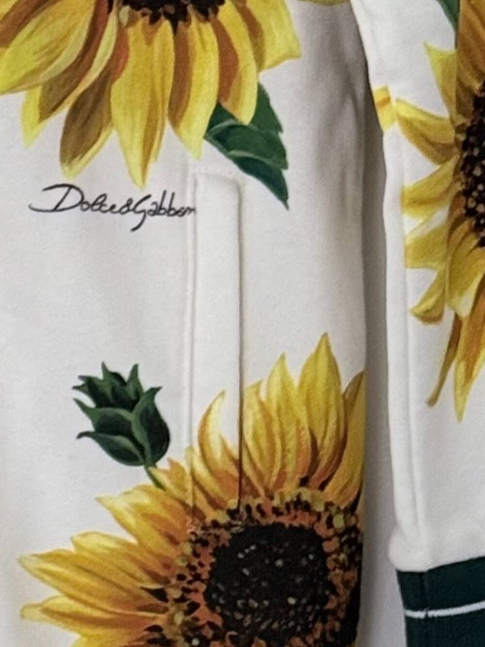Dolce & Gabbana Junior Sunflower Zip Hoodie 10Y - Authentic - NWOT - Picture 6 of 12
